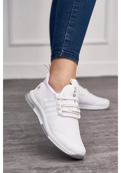 Günlük Unisex Sneaker Nefes Alabilen Triko Bağcıklı Hafif Yürüyüş Esnek Spor Ayakkabı 249 053 Beyaz Günlük Unisex Sneaker Nefes Alabilen Triko Bağcıklı Hafif Yürüyüş Esnek Spor Ayakkabı 249 053 Beyaz