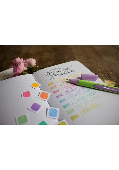 Schneider 191088 Fineliner Serisi 0,4 mm 8'li Paket Pastel Karışık Renk Set