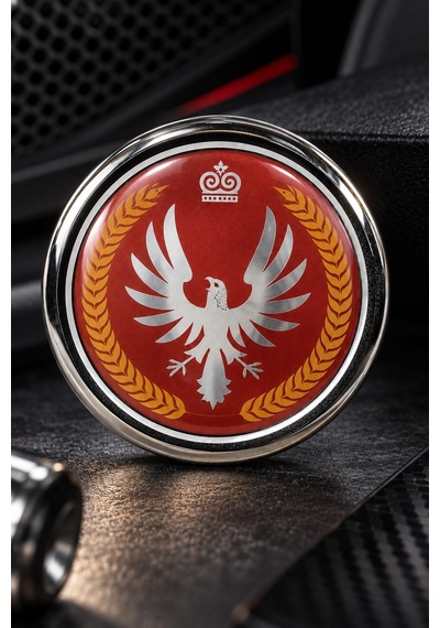 Çift Kartal Desenli Elite Arma 4 Cm Araç Motor Bisiklet Sticker
