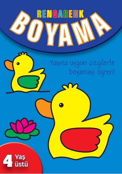 Rengarenk Boyama 4 Yaş Üstü - Zmff-590141