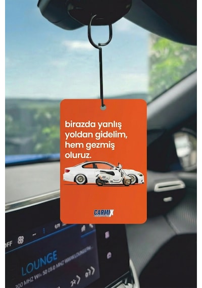 Biraz Da Yanlış Yoldan Gidelim Hem Gezmiş Oluruz Tasarımlı Oto Kokusu