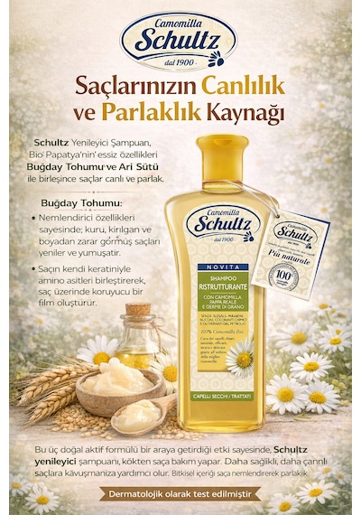 Schultz Boyalı Yıpranmış Saçlara Özel 2li Bakım Seti Yıpranmış