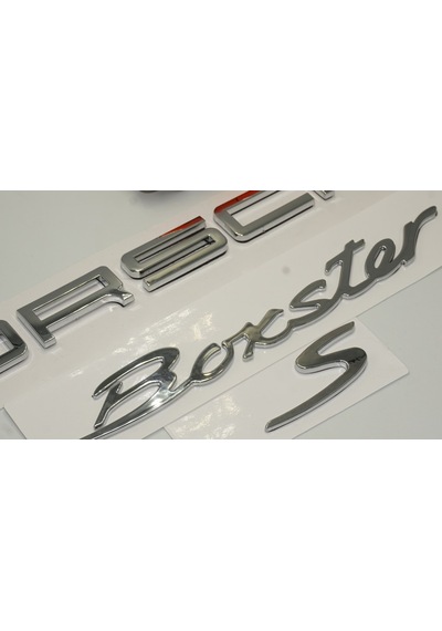 Porsche Boxster S Bagaj 3M 3D Abs Yazı Logo Amblem Seti (549220592)