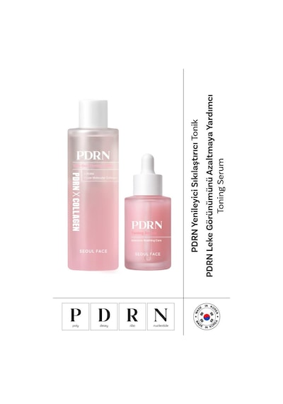 Dermal Yenileyici Sıkılaştırıcı Yaşlanma Karşıtı Pdrn Tonik 250 Ml Ve Pdrn Toning Serum 30 Ml