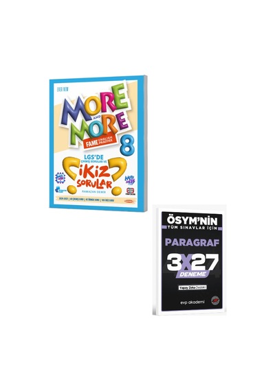 Kurmay Elt More And More English 8 Lgs De Çıkmış İkiz Sorular +evp Akademi Paragraf