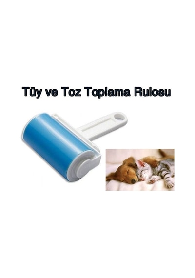 Tüy ve Toz Toplama  Rulosu Yıkanabilir Çok Renkli