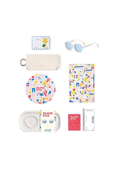 Olivio&co Creative Edition Junior Güneş Gözlüğü - Cloud White Çok Renkli