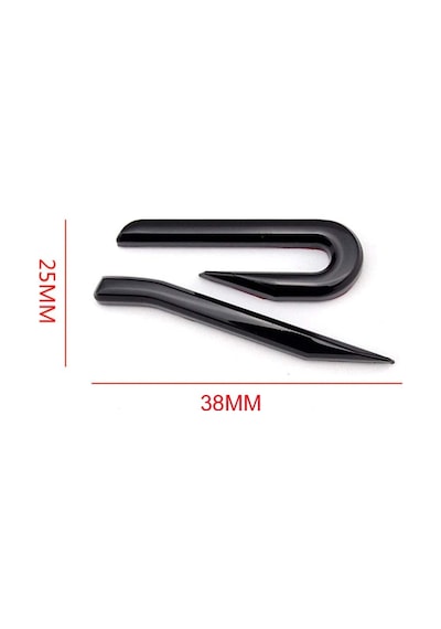 Yeni Golf 8 R Yazısı Bagaj Logo Arması Sticker Amblem