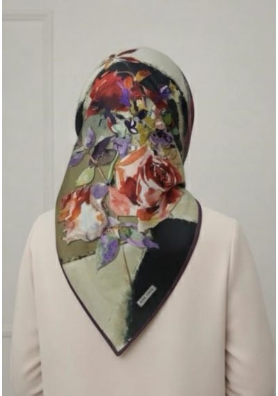 Aker Polyester Rayon Eşarp 7488769 Yeşil