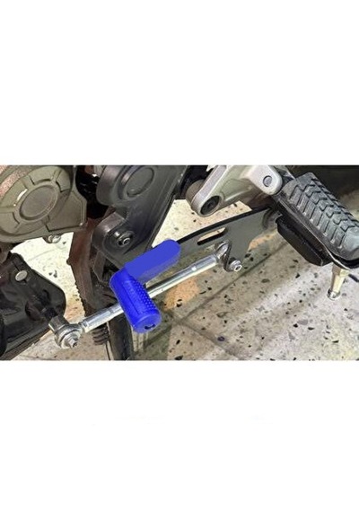 Motosiklet Vites Pedal Çorabı Kılıfı Mavi 1adet