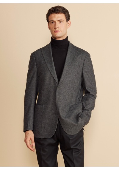 Brooks Brothers Antrasit Erkek Regular Fit Ceket Bbfw25mbl013