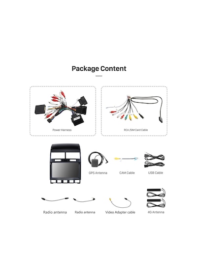 Vw Touareg 2003-2010 Multimedya Navigasyon Usb Kamera Carplayer Uyumlu