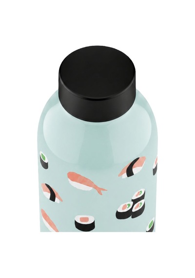 Mamawata Sushi Paslanmaz Çelik Termos Matara 470 Ml Sızdırmaz Yalıtımlı Suluk Buz Mavi