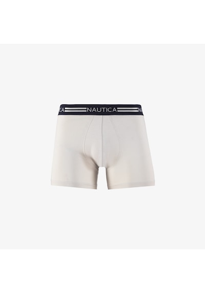 Nautica Erkek Gri Standart Fit 3'lü Boxer Düz X15309t Gri