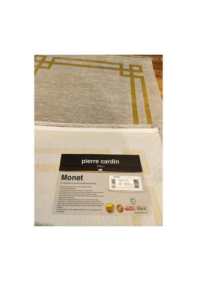 Monet Mt19a Gri-gold Halı Altın