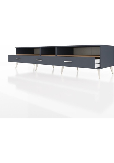Kronos Tv Ünitesi 3 Raflı 3 Çekmeceli 220x59x51 Antrasit-çam/antrasit Atlas Çam/antrasıt - Antrasıt Kronos Tv Ünitesi 3 Raflı 3 Çekmeceli 220x59x51 Antrasit-çam/antrasit Atlas Çam/antrasıt - Antrasıt