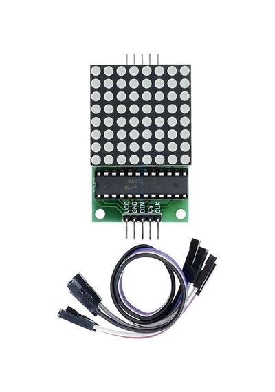 Max7219 Nokta Led Matris Modül Dot Matrix 5v Ortak Katot 8x8 64 Nokta Led Ekran Saat