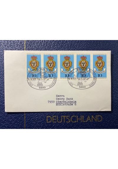 Almanya Özel Damgalı Tag Der Briefmarke 1975 Erstausgabetag Deutschland Brd