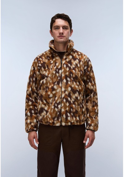 Napapijri T-fleece Fz Erkek Polar-33981 Kahverengi