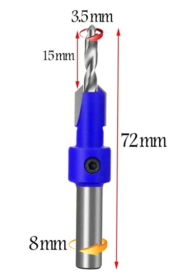 Havşa Matkap Ucu 2'li Kesme 3,5 Mm Ürün Kodu :tys9396