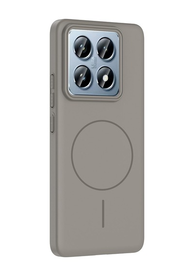 Xiaomi 14t Pro Kılıf İnce Magsafe Kamera Yükseltili Yumuşak Silikon Pazarplus Siyah