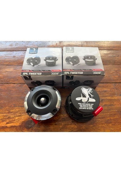 Diamond Da-vt10 Spl Tweter - Alumıum Case - 6ohm Impedance - 80w Rms. -max Power 200w Sencan Sound