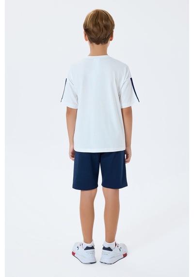 U.s. Polo Assn. Erkek Çocuk Beyaz Bermuda Takım 5274-49764 Beyaz