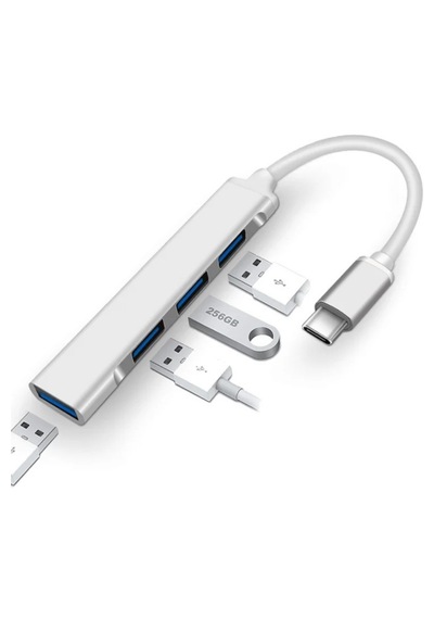 Abatech Type-c 4 Port Usb 3.0 Laptop Telefon Uyumlu Çoklayıcı Hub