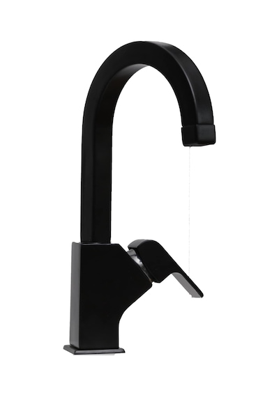 Kuğu Eviye Lavabo Bataryası Lüx Pirinç Siyah