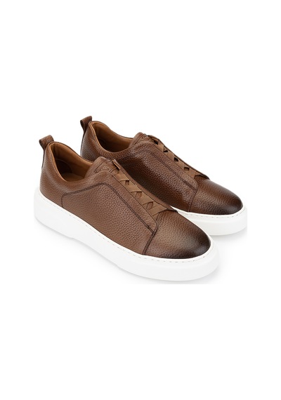 Tamer Tanca Erkek Hakiki Deri Taba Sneakers & Spor Ayakkabı 1163 2526 Erk Ayk Y26 Taba Fltr
