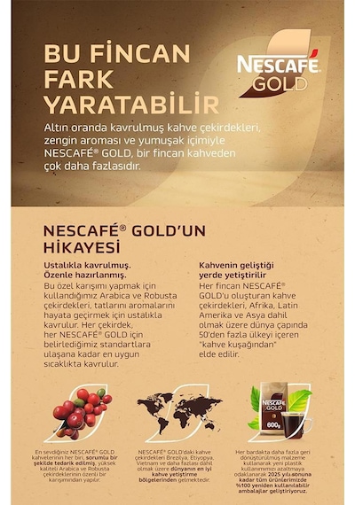 Nescafe Gold Kahve Poşet 200 G Öğütülmüş