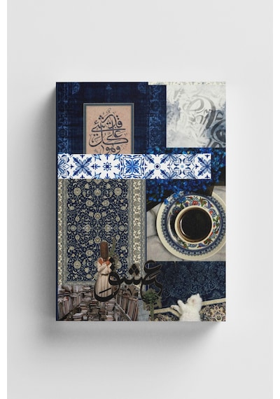 Kolaj Serisi 9 Sufi İslami Defter Ayet-hadisli Çok Renkli