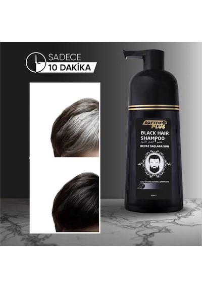 Softto Plus Black Hair Siyah Şampuan 350 Ml