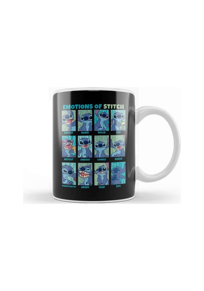 Lilo & Stitch Emotions Of Stitch Panels Kupa Bardak Porselen Karışık