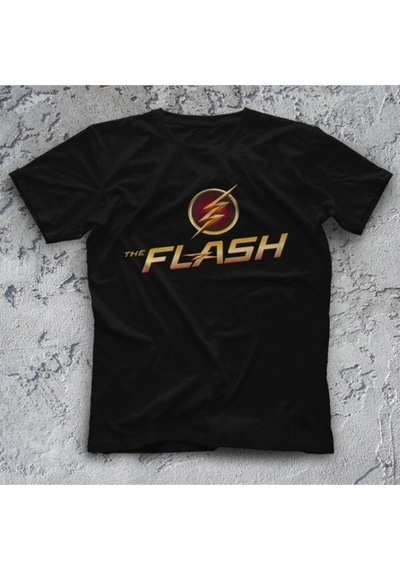 Adrift Ko Buta The Flash Siyah Unisex Tişört T-shirt 7291wt Siyah