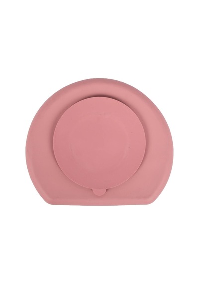 Sevi Bebe Pembe Vakum Tabanlı Silikon Tabak Mommyslab Mağaza