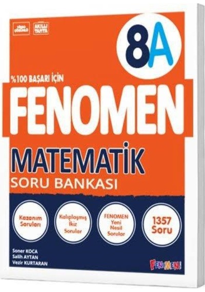 8.sınıf Fenomen Matematik Fasikülü + Fenomen A Matematik Soru Bankası + Matematik B Soru Bankası