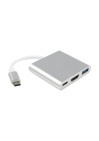 Type-c Hub Çoklayıcı Pd 100w Hdmı 4k/60hz Usb 3.0 Dönüştürücü Adaptör Kablo