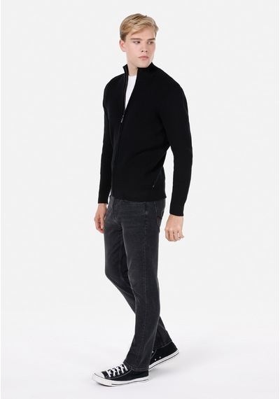 Colin's Colins Siyah Erkek Hırka Cl1072647 Q1.v2 Blk Siyah