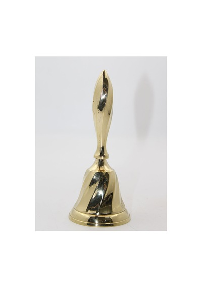 3 Adet Pirinç El Çanı 15 Cm Boyunda Pirinç Malzemeli Hand Bell, Masa Zili Ve Servis Zili