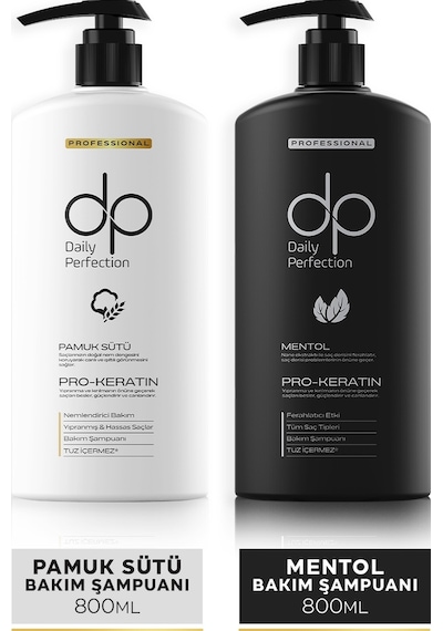 Dp Daily Perfection Şampuan Pamuk Sütü & Mentol 800 ML