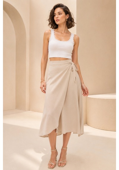 Loule Kadın 4'lü Dantel Detaylı Fitilli Crop Top Çok Renkli Pamuklu
