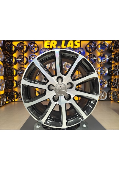 4 Adet Audi  7.5 16 5 112 Et45 57.1 Black Mack Jant Revize Edilmiş Takım