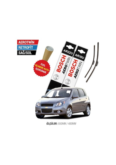 Bosch Aerotwin Chevrolet Aveo Silecek Takımı (2006-2011)