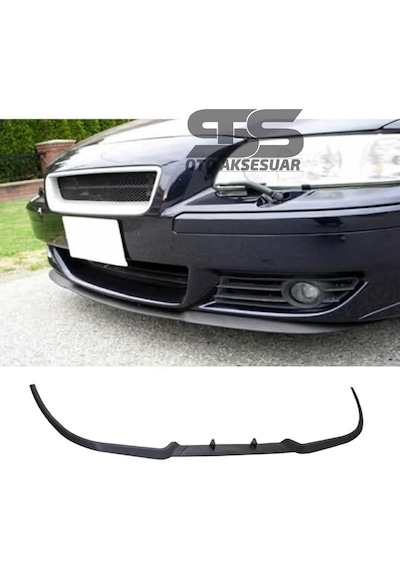 Volvo S60r Cupra R Uyumlu Ön Lip Mat Siyah Ön Tampon Lip