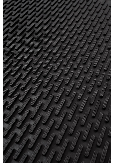 Ps021a Siyah Kaymaz Taban Nem Alıcı Toz Alıcı Kapı Önü Paspası Uv Dayanıklı 45x70 Cm