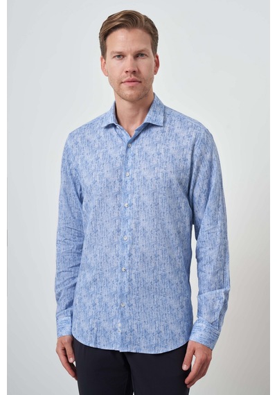 Morven Erkek Mavi Keten Trend Dynamic Fit Düğmeli Yaka Gömlek 25ys004020300 Mavi Mavi Morven Erkek Mavi Keten Trend Dynamic Fit Düğmeli Yaka Gömlek 25ys004020300 Mavi Mavi
