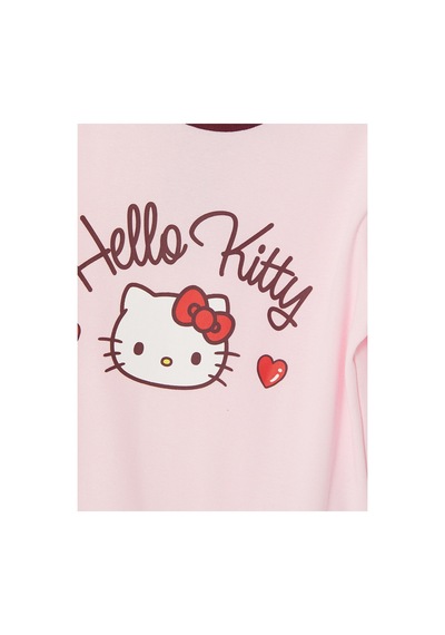 Lc Waikiki Alıta Cıty Farkıyla Lcw Kids Pembe Hello Kitty Baskılı Kız Çocuk Tişört Pembe - 928160397 Pembe