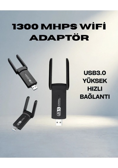 Taşınabilir Ac1200 Usb Wifi Adaptör - Hızlı İnternet Çözümü