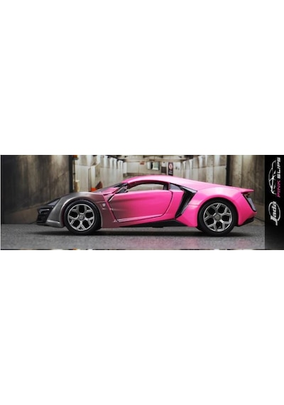 Jada Lykan Hypersport 253292000 Pink Slips Serisi Model Araba 1:32 Çok Renkli